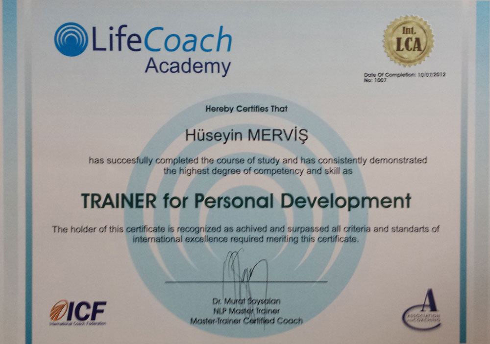 Trainer for Personel Development
